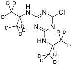 PROPAZINE-D14 (DI-ISO-PROPYL-D14) 结构式