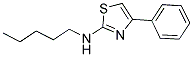 N-PENTYL-4-PHENYL-1,3-THIAZOL-2-AMINE 结构式