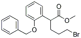 2-(2-BENZYLOXYPHENYL)-5-BROMOPENTANOIC ACID METHYL ESTER 结构式