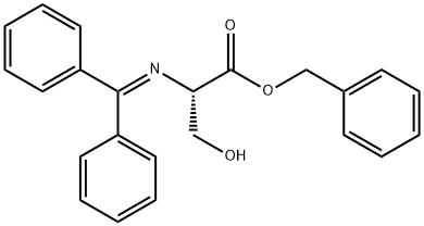 BENZYL N-(DIPHENYLMETHYLENE)-L-SERINATE 结构式