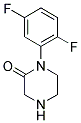 1-(2,5-DIFLUORO-PHENYL)-PIPERAZIN-2-ONE 结构式