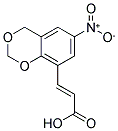 (2E)-3-(6-NITRO-4H-1,3-BENZODIOXIN-8-YL)ACRYLIC ACID 结构式