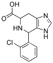 4-(2-CHLORO-PHENYL)-4,5,6,7-TETRAHYDRO-3H-IMIDAZO[4,5-C]PYRIDINE-6-CARBOXYLIC ACID 结构式