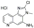 3-METHYL-2-CHLORO-4-AMINO-3H-IMIDAZO[4,5-F]QUINOLINE, HYDROCHLORIDE SALT 结构式