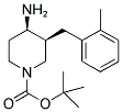 TERT-BUTYL CIS-4-AMINO-3-(2-METHYLBENZYL)PIPERIDINE-1-CARBOXYLATE 结构式