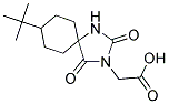 (8-TERT-BUTYL-2,4-DIOXO-1,3-DIAZASPIRO[4.5]DEC-3-YL)ACETIC ACID 结构式