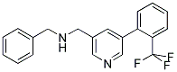 1-PHENYL-N-((5-[2-(TRIFLUOROMETHYL)PHENYL]PYRIDIN-3-YL)METHYL)METHANAMINE 结构式