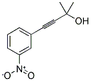 2-Methyl-4-(3-nitrophenyl)-3-butyn-2-ol 结构式