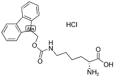 H-D-LYS(FMOC)-OH HCL 结构式