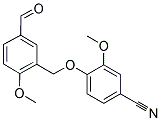 4-[(5-FORMYL-2-METHOXYBENZYL)OXY]-3-METHOXYBENZONITRILE 结构式