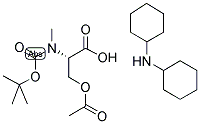 Boc-L-MeSer(Ac)-OH dcha 结构式