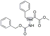 (D)-3-BENZYLOXYCARBONYLAMINO-2-OXO-4-PHENYL BUTYRIC ACID METHYL ESTER 结构式