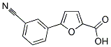 5-(3-CYANOPHENYL)-2-FUROIC ACID 结构式