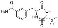 BOC-L-3-CARBAMOYLPHE 结构式