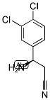 (R)-3-AMINO-3-(3,4-DICHLOROPHENYL)PROPANENITRILE 结构式