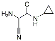 2-AMINO-2-CYANO-N-CYCLOPROPYL-ACETAMIDE 结构式