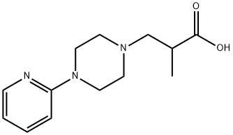 2-甲基-3-(4-(吡啶-2-基)哌嗪-1-基)丙酸 结构式