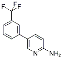 5-[3-(TRIFLUOROMETHYL)PHENYL]-2-PYRIDINAMINE 结构式