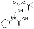 (R)-3-TERT-BUTOXYCARBONYLAMINO-2-CYCLOPENTYL-PROPIONIC ACID 结构式