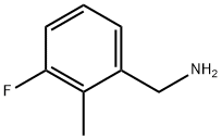 3-氟-2-甲基苄胺 结构式