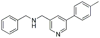 N-BENZYL(5-P-TOLYLPYRIDIN-3-YL)METHANAMINE 结构式