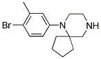 6-(4-Bromo-3-methylphenyl)-6,9-diazaspiro[4.5]decane 结构式