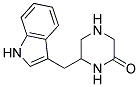 6-(1H-INDOL-3-YLMETHYL)-PIPERAZIN-2-ONE 结构式