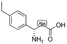 (S)-3-AMINO-3-(4-ETHYL-PHENYL)-PROPIONIC ACID 结构式