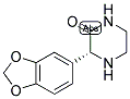 (R)-3-BENZO[1,3]DIOXOL-5-YL-PIPERAZIN-2-ONE 结构式