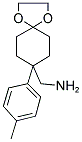1-[8-(4-METHYLPHENYL)-1,4-DIOXASPIRO[4.5]DEC-8-YL]METHANAMINE 结构式