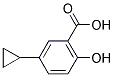 5-CYCLOPROPYL-2-HYDROXYBENZOIC ACID 结构式