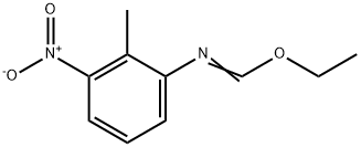 ETHYL-N-(2-METHYL-3-NITROPHENYL)FORMIMIDATE 结构式