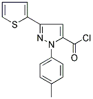5-THIOPHEN-2-YL-2-P-TOLYL-2H-PYRAZOLE-3-CARBONYL CHLORIDE 结构式