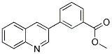 Methyl 3-(3-quinolinyl)benzoate 结构式