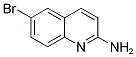 2-氨基-6-溴喹啉 结构式