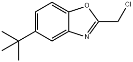 5-(TERT-BUTYL)-2-(CHLOROMETHYL)-1,3-BENZOXAZOLE 结构式