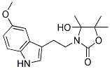 2-OXAZOLIDINONE, 4-HYDROXY-3-[2-(5-METHOXY-1H-INDOL-3-YL)ETHYL]-4,5,5-TRIMETHYL- 结构式