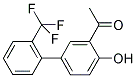 1-[4-HYDROXY-2'-(TRIFLUOROMETHYL)[1,1'-BIPHENYL]-3-YL] ETHANONE 结构式