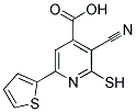 3-CYANO-2-MERCAPTO-6-THIEN-2-YLISONICOTINIC ACID 结构式