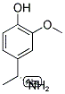 (R)-4-(1-AMINOETHYL)-2-METHOXYPHENOL 结构式