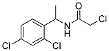 2-CHLORO-N-[1-(2,4-DICHLOROPHENYL)ETHYL]ACETAMIDE 结构式