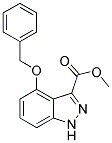 METHYL 4-BENZYLOXY-3-INDAZOLECARBOXYLATE 结构式