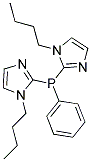 1-BUTYL-2-[(1-BUTYL-1H-IMIDAZOL-2-YL)(PHENYL)PHOSPHINO]-1H-IMIDAZOLE 结构式