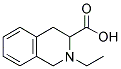 2-乙基-1,2,3,4-四氢异喹啉-3-甲酸 结构式
