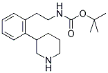 [2-(2-PIPERIDIN-3-YL-PHENYL)-ETHYL]-CARBAMIC ACID TERT-BUTYL ESTER 结构式