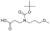 N-BOC-3-(3-METHOXY-PROPYLAMINO)-PROPIONIC ACID 结构式