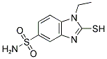 1-ETHYL-2-MERCAPTO-1H-BENZIMIDAZOLE-5-SULFONAMIDE 结构式