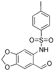 N-(6-FORMYL-BENZO[1,3]DIOXOL-5-YL)-4-METHYL-BENZENESULFONAMIDE 结构式