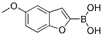 5-METHOXYBENZOFURAN-2-BORONIC ACID 结构式