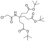 DI-TERT-BUTYL 4-(N-CHLOROACETYL)AMINO-4-[2-(TERT-BUTOXYCARBONYL)ETHYL]HEPTANEDIOATE 结构式